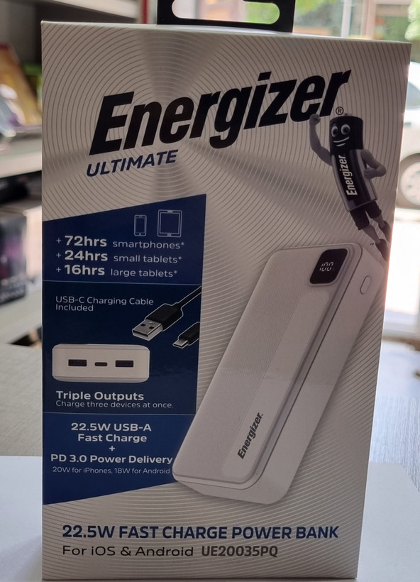پاوربانک انرجایزر Energizer) 20000)سوپرفست