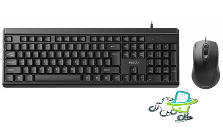 کیبورد و ماوس باسیم Yesidoمدل KB18 مشکی